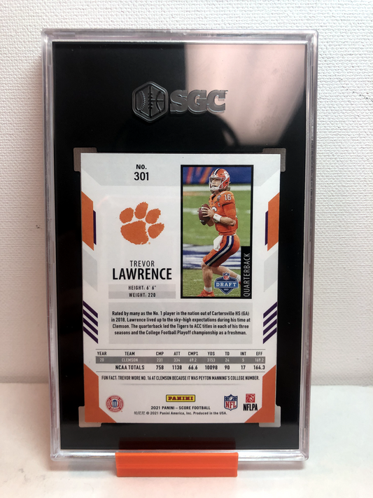 SGC 10 Trevor Lawrence Rookie Card