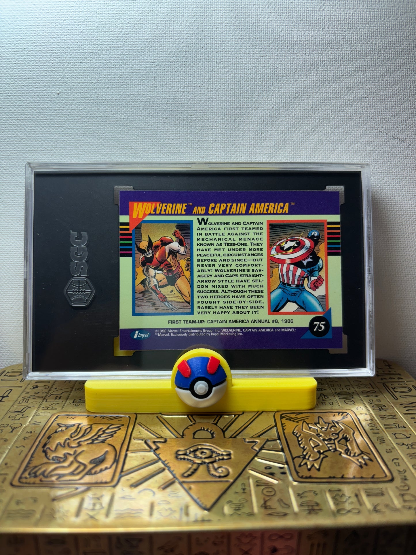 SGC 9 Wolverine and Captain America 1992 Impel (3696661)