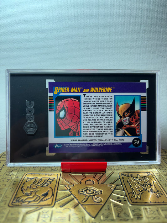 SGC 9 Spider-Man and Wolverine 1992 Impel Team-Ups (2941427)