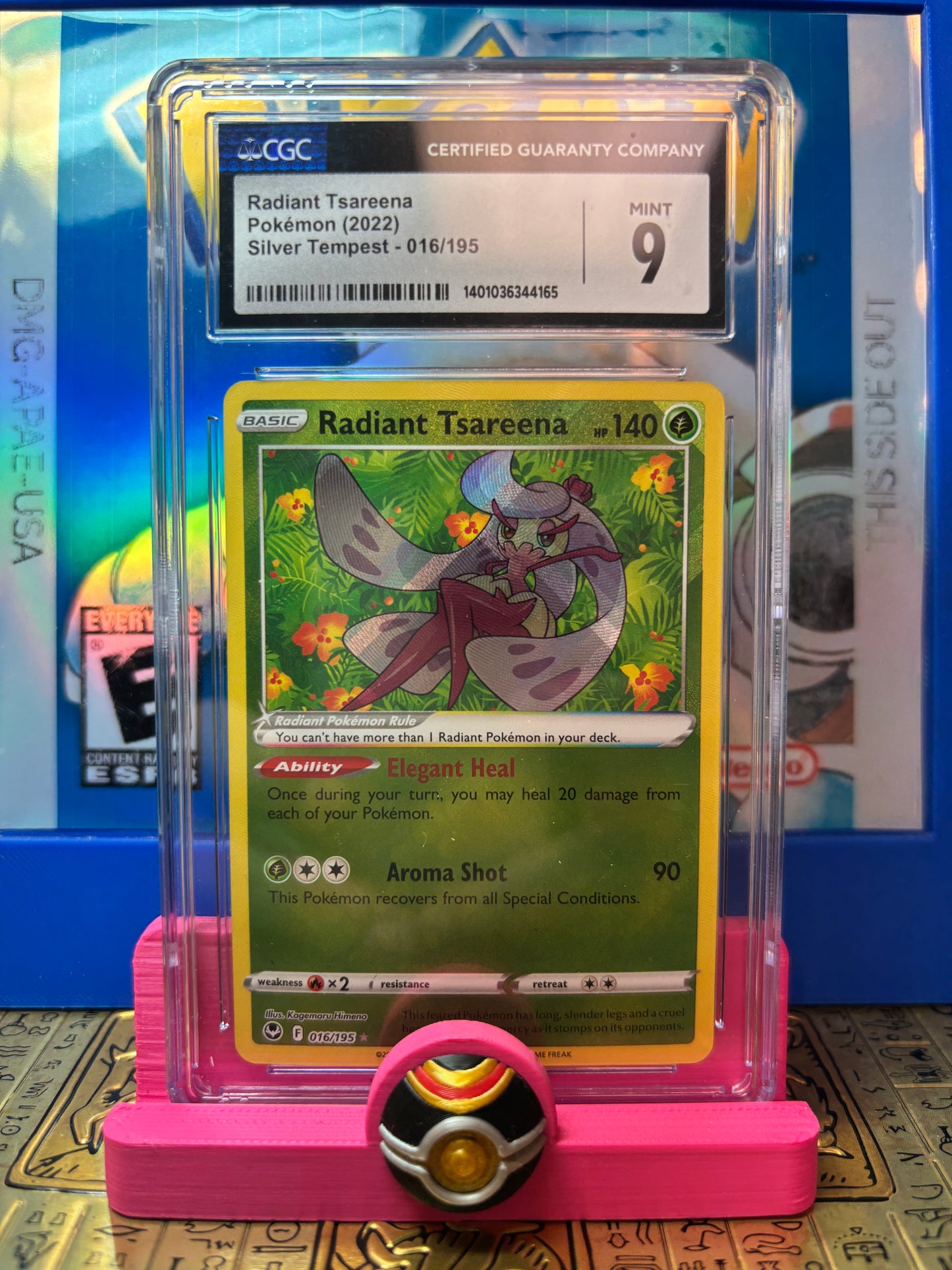 Radiant Tsareena #016 CGC 9