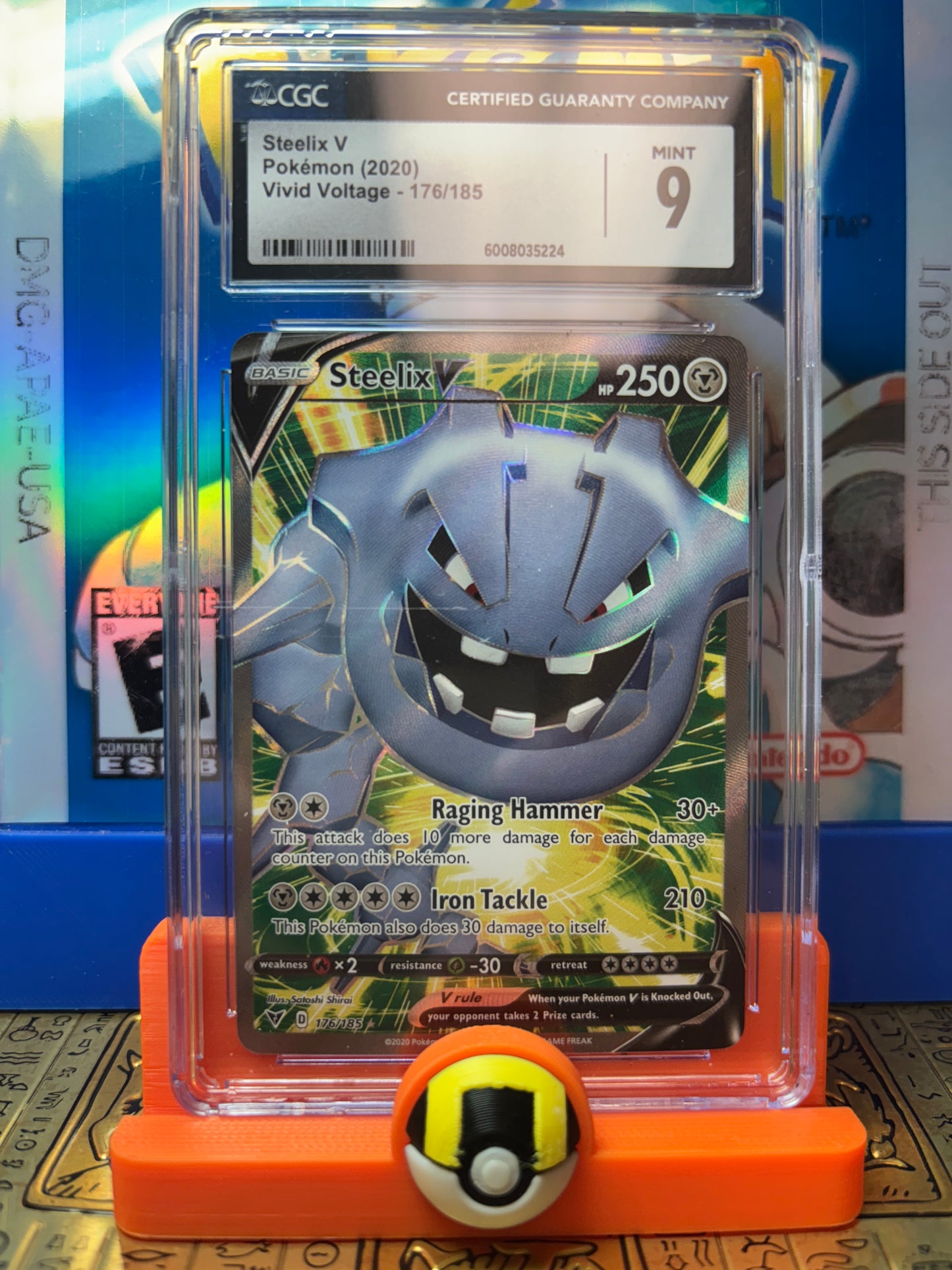 SteelixV #176 CGC 9