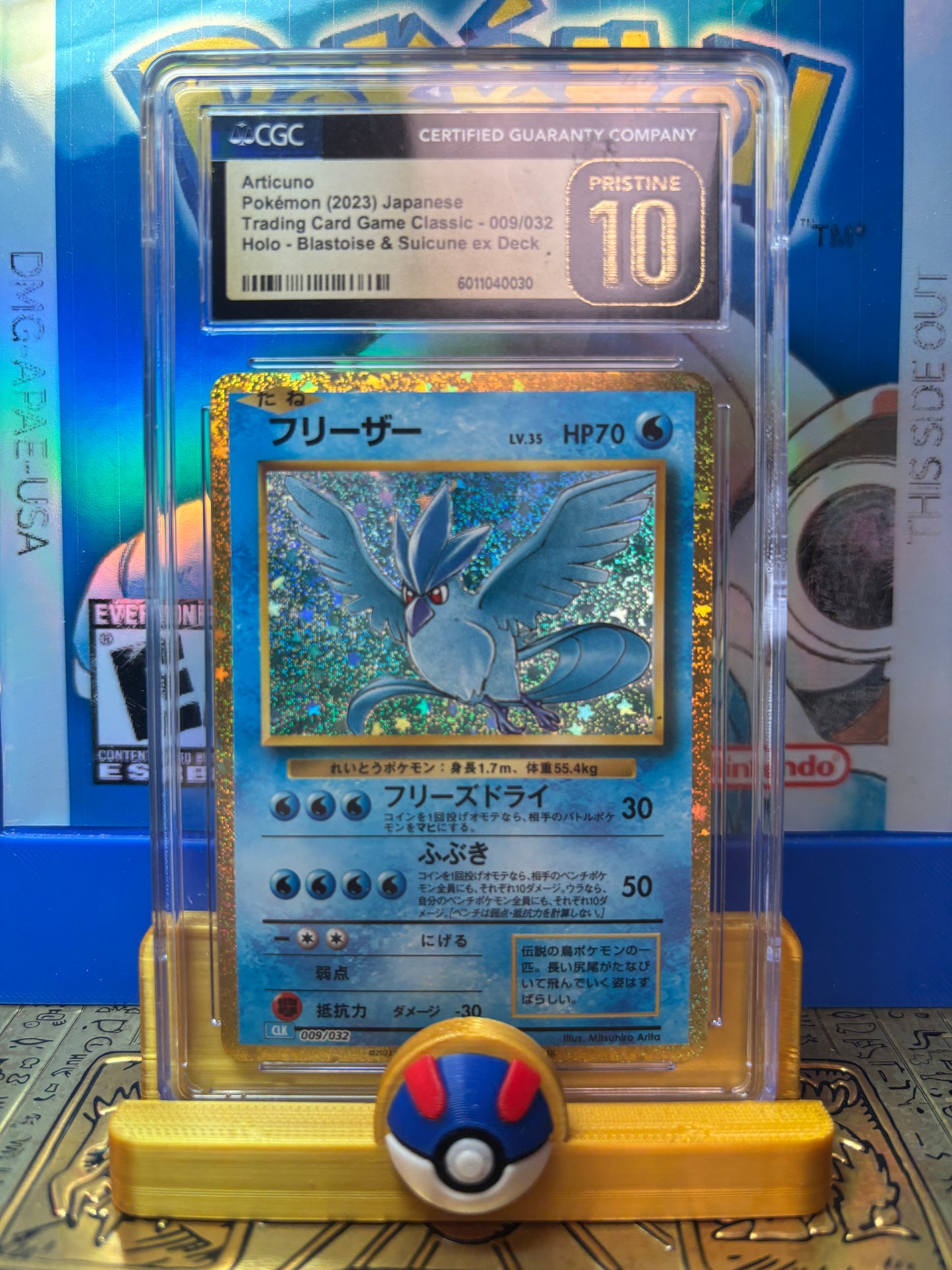 Articuno Japanese #009 CGC Pristine 10