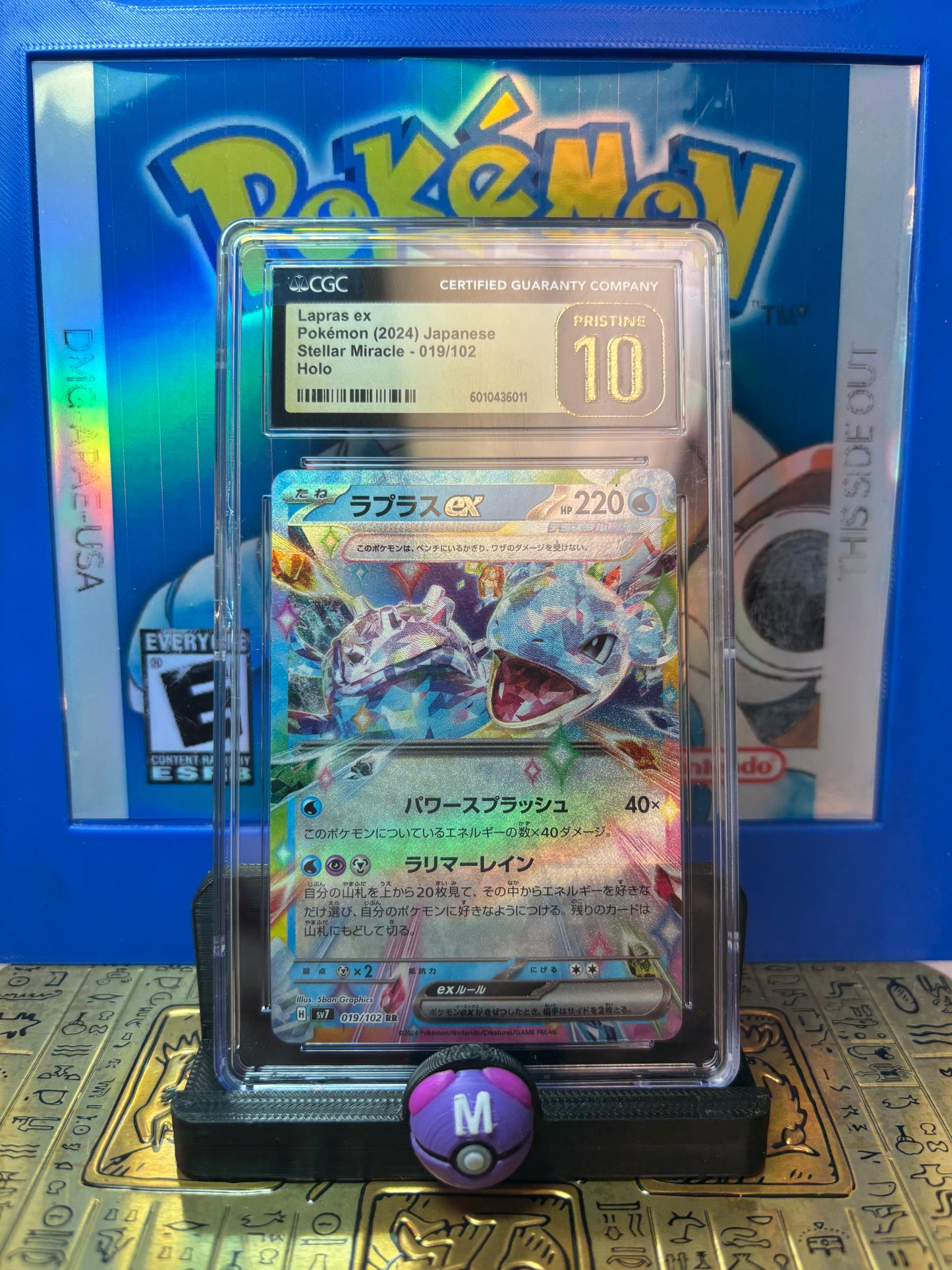 Lapras EX Japanese#019 CGC Pristine 10