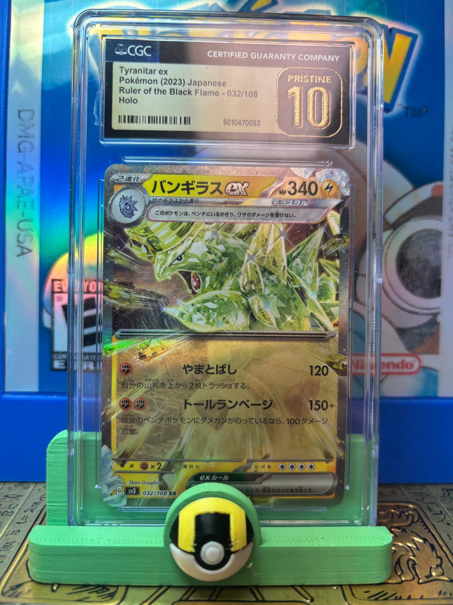 Tyranitar EX Japanese #032 CGC Pristine 10