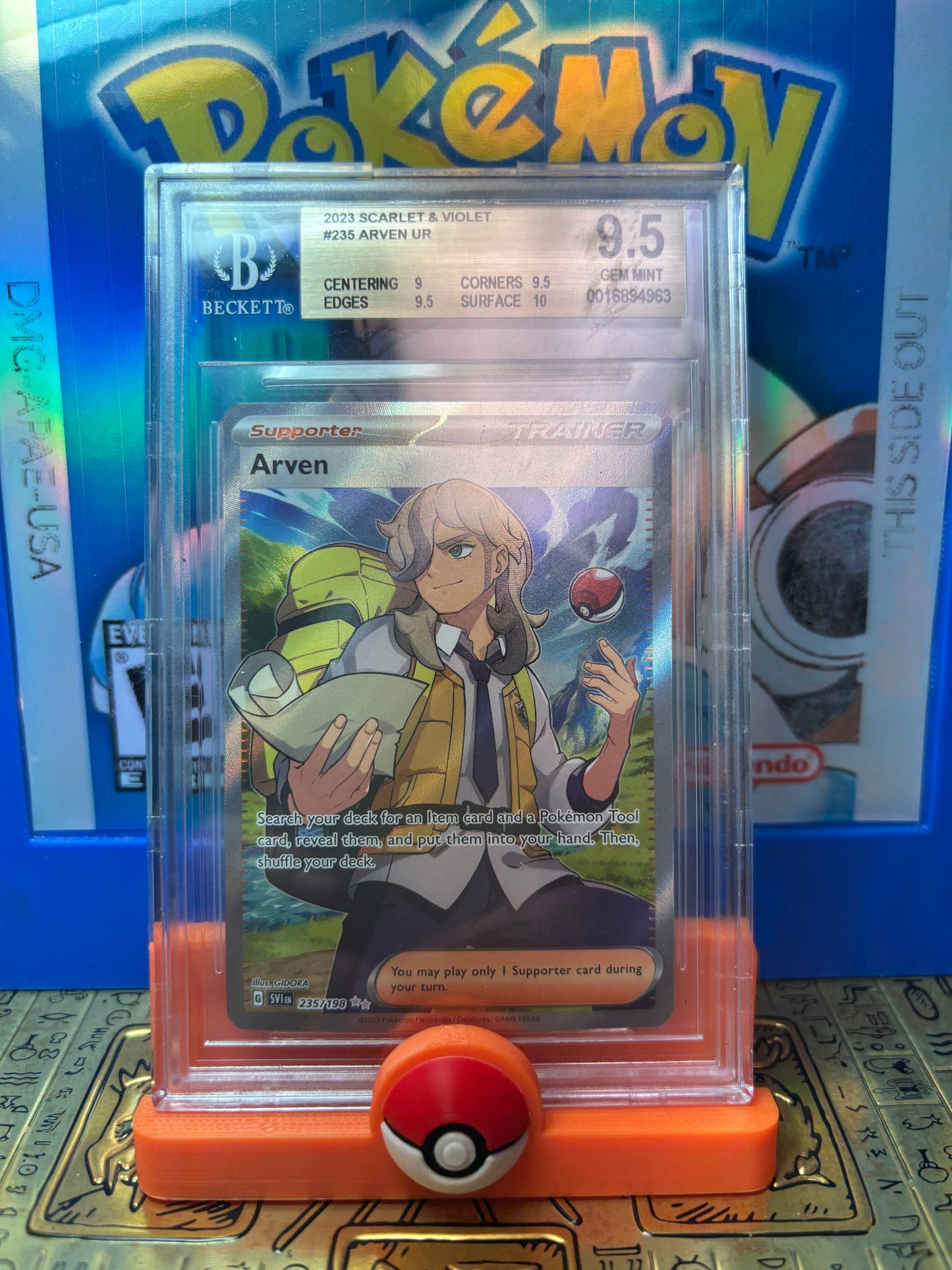 Arven Full Art Trainer #235 BGS 9.5