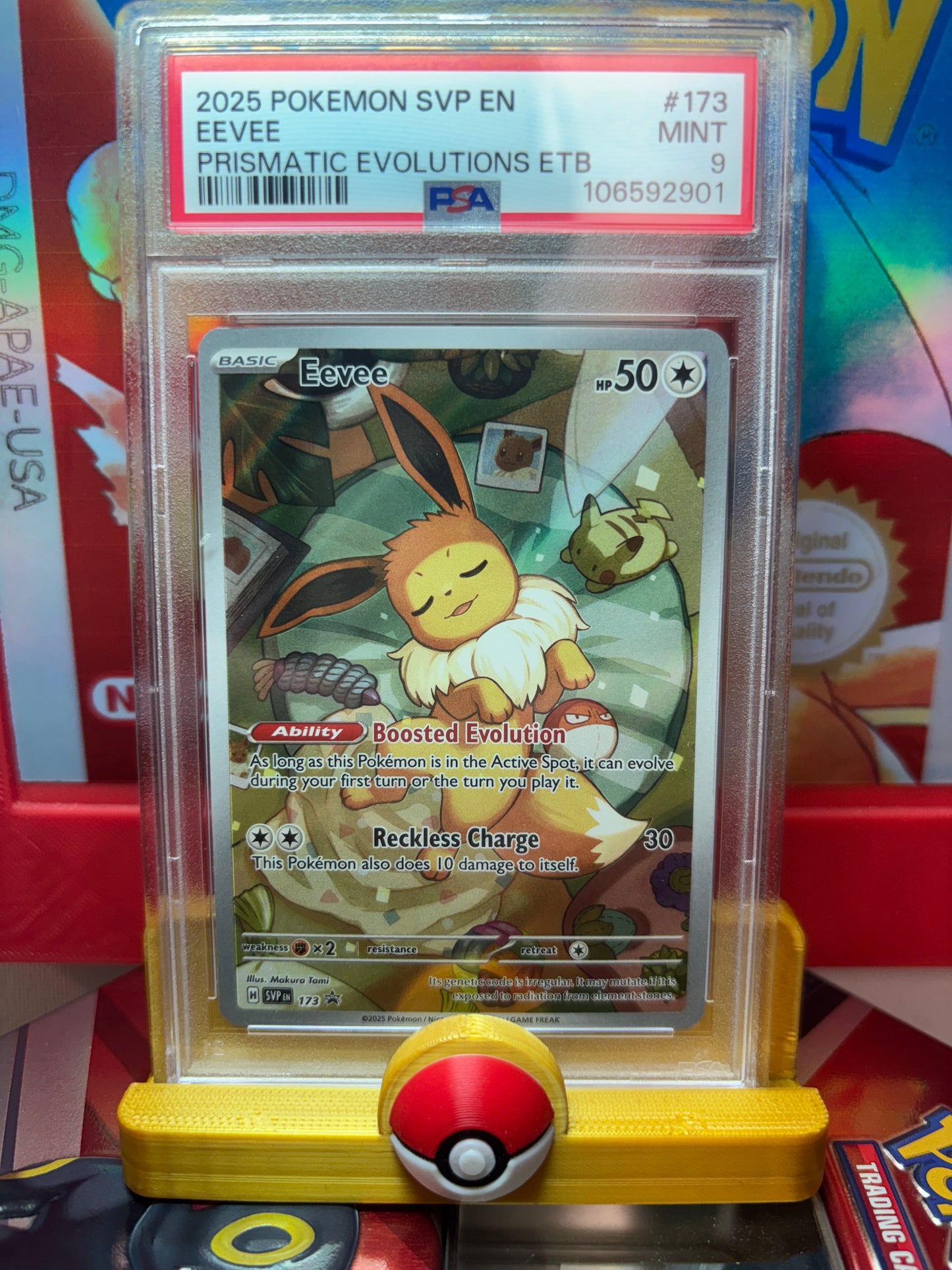 Eevee Black Star Promo #173 PSA