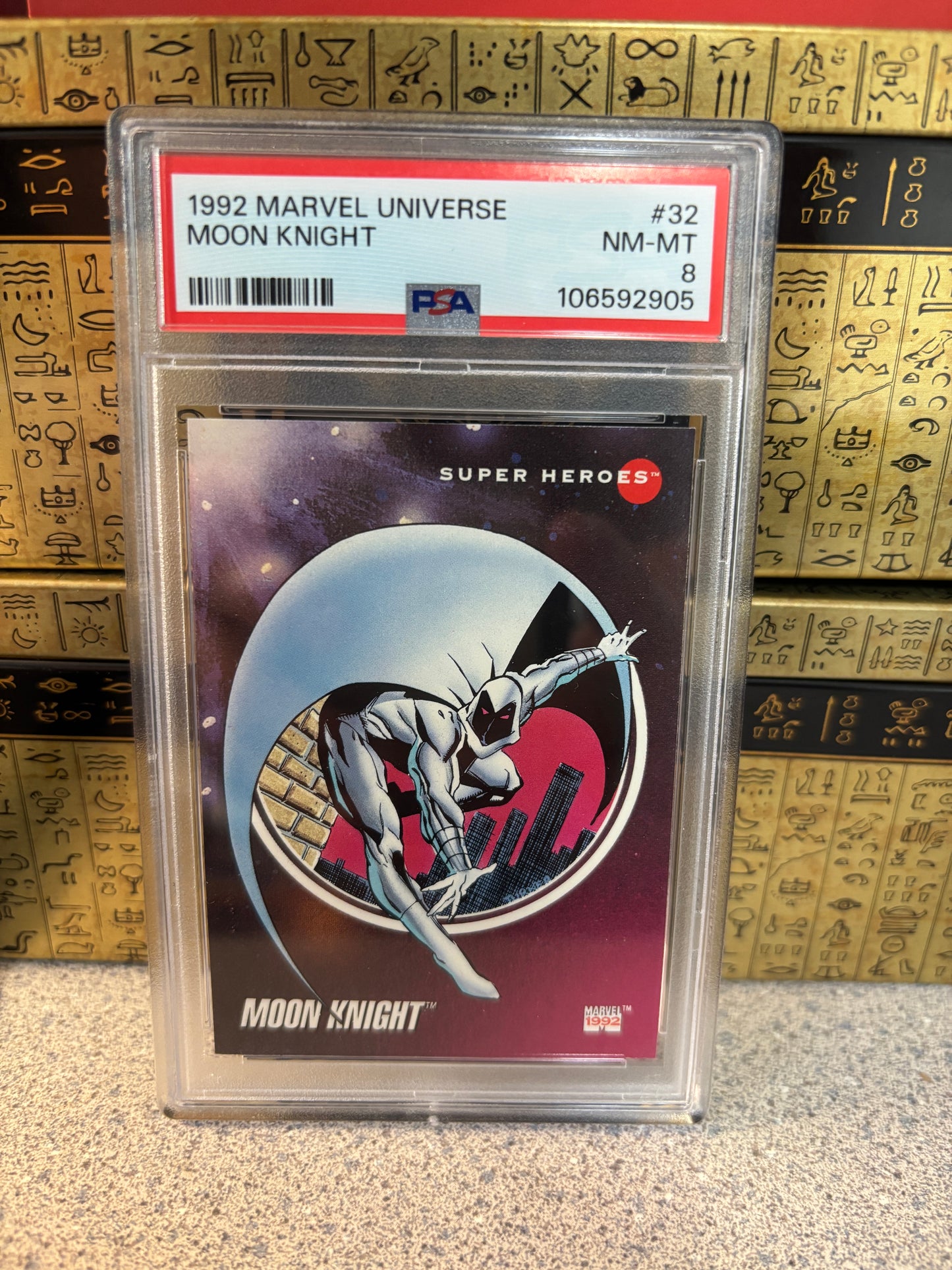 Moon Knight 1992 Marvel Impel PSA 8
