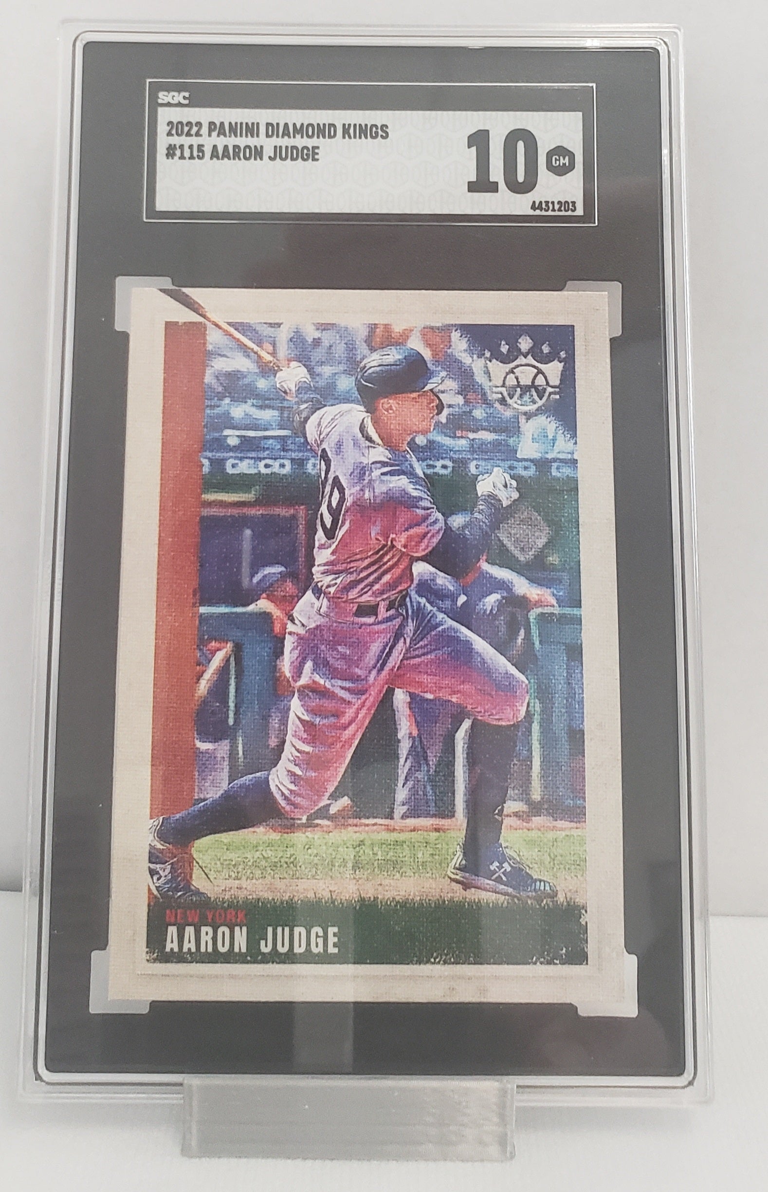 AARON JUDGE TOPPS ALL-STAR ROOKIE GOLD CUP 1ST GRADED 10 BASEBALL