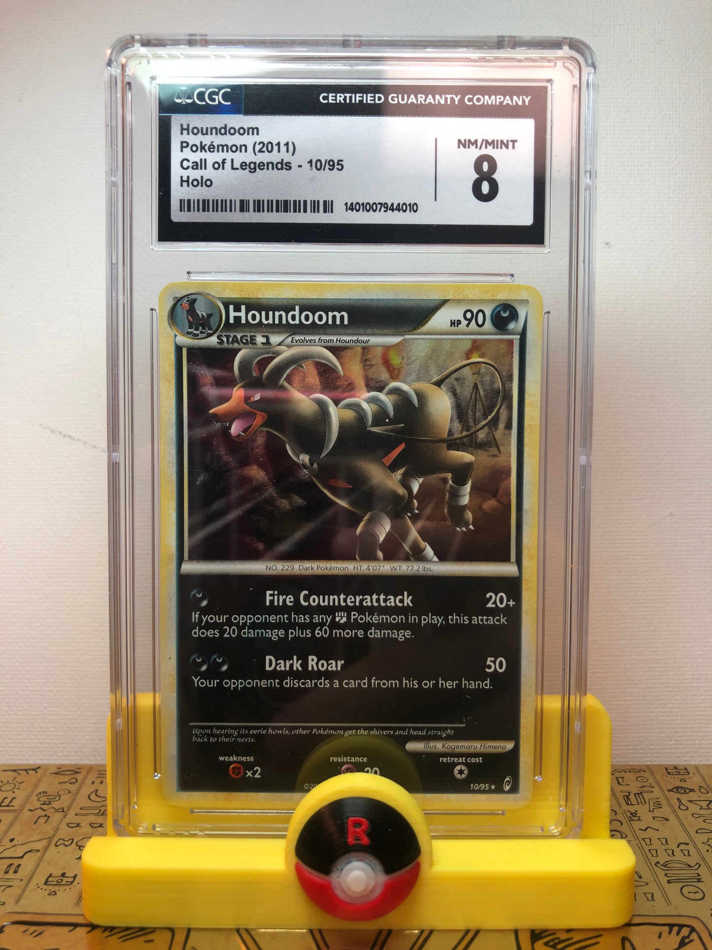 Houndoom #10/95 Holo CGC 8