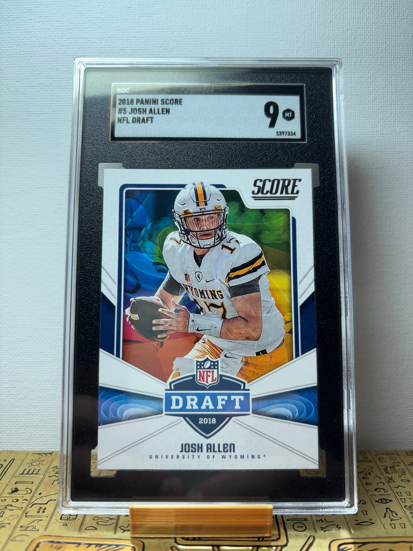 SGC 9 Josh Allen NFL Draft Rookie Score 2018 #5 (5397334)