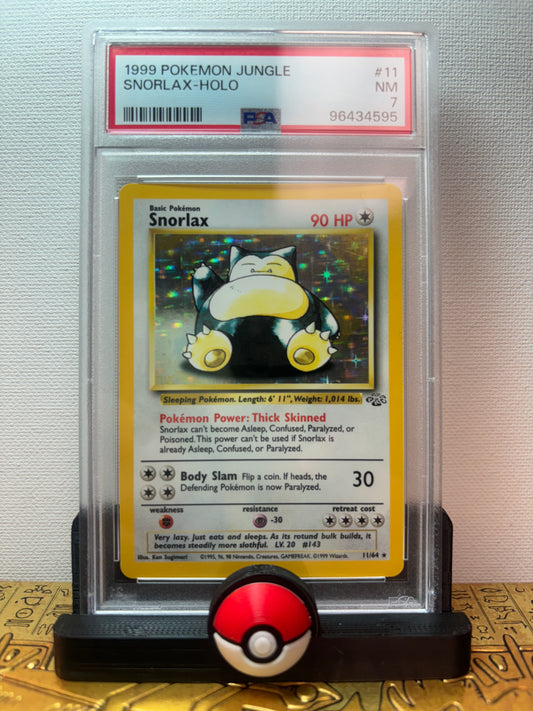 Snorlax Jungle Holo Fossil #11 PSA 7