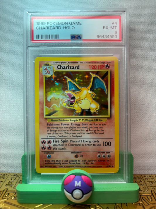 Charizard #4 1999 Holo PSA 6