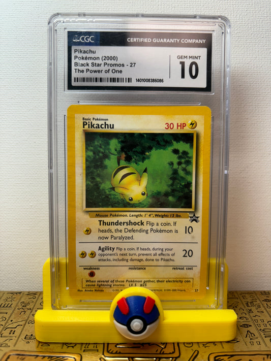 Pikachu #27 Black Star Promo CGC Gem Mint 10 (1401008386086)