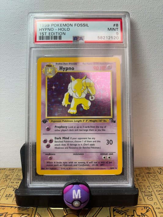 Hypno 1999 Pokemon Holo 1st Edition Fossil #8 (58212520) PSA 9