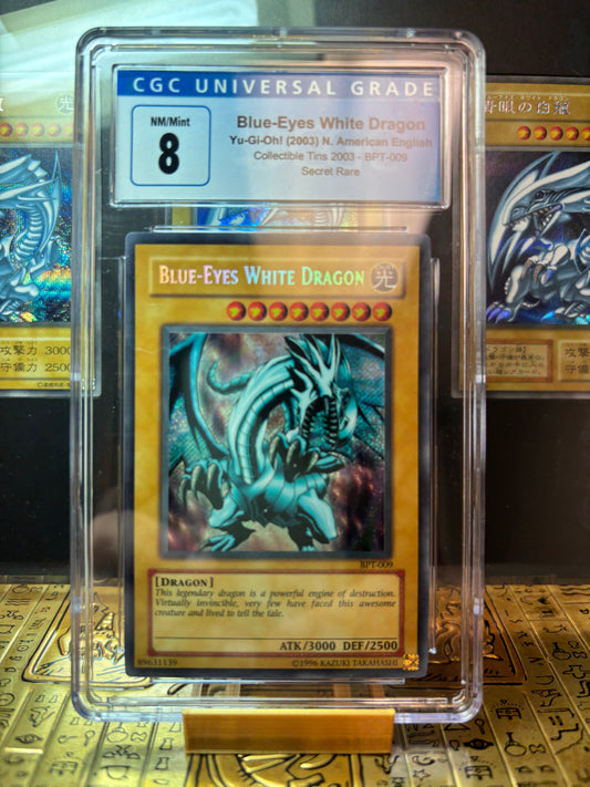 Blue-Eyes White Dragon BPT-009 CGC 8