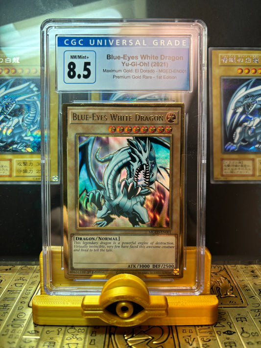 Blue-Eyes White Dragon MGED-EN001 CGC 8.5