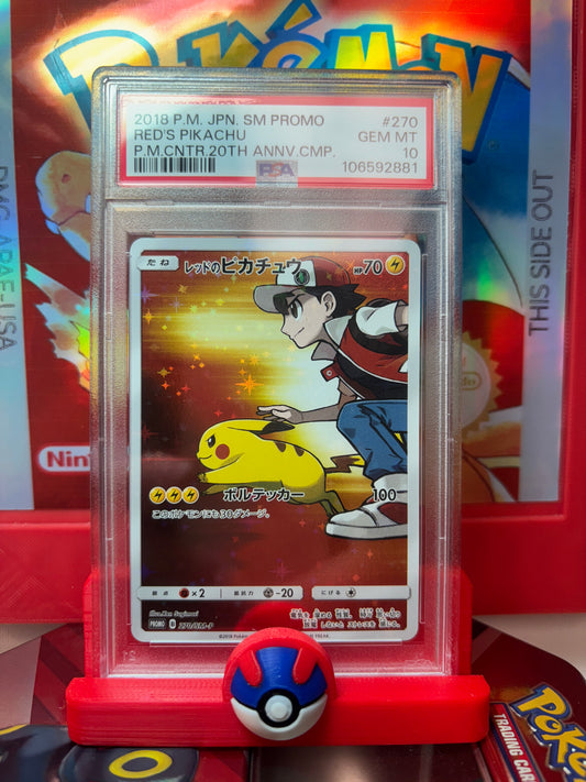Red's Pikachu Japanese Promo #270 PSA 10