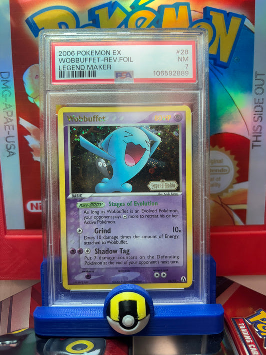 Wobbuffet Legend Maker Holo Stamped #28 PSA 7