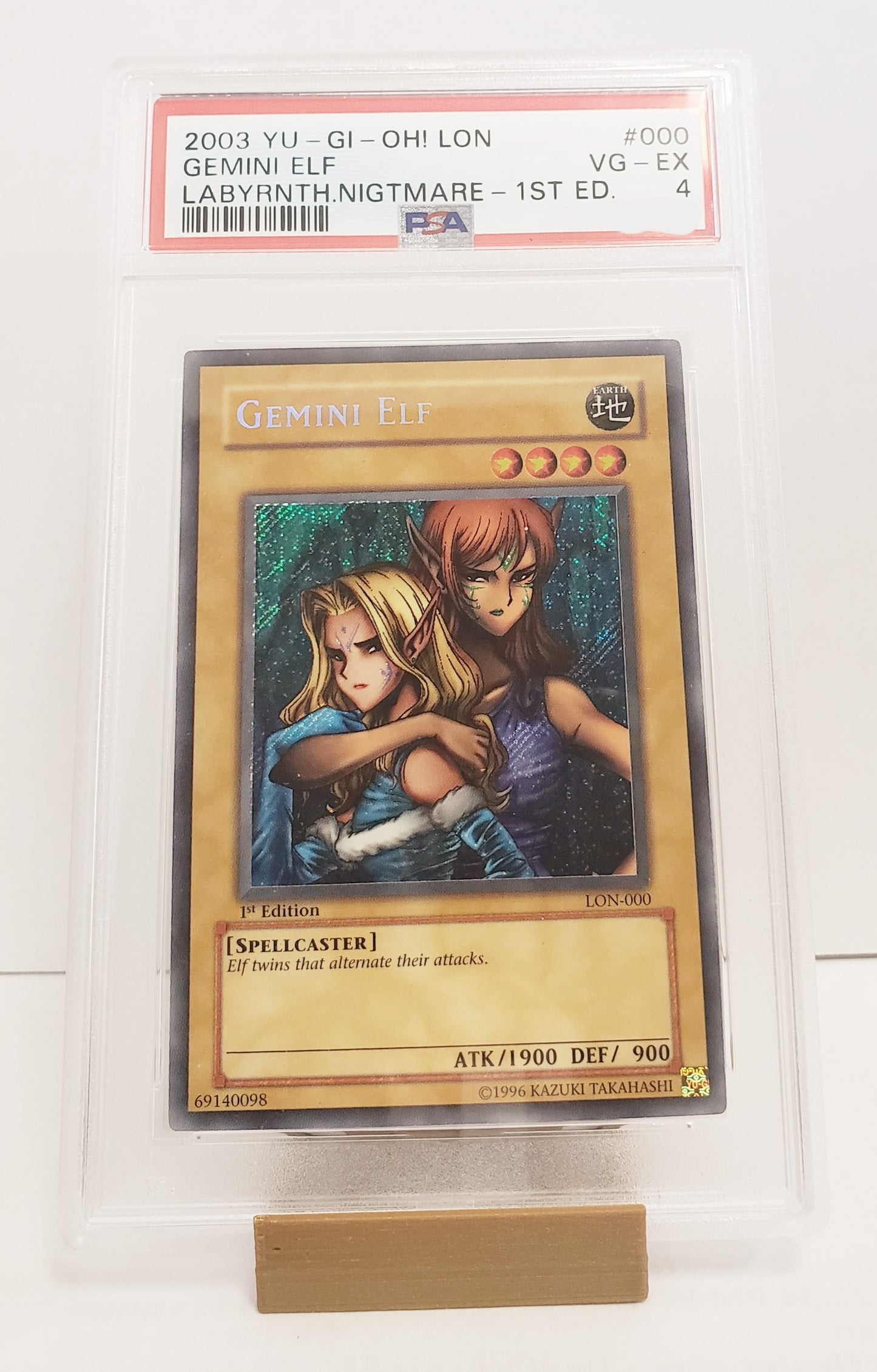 Gemini Elf (LON-000) PSA 4 1st Ed.