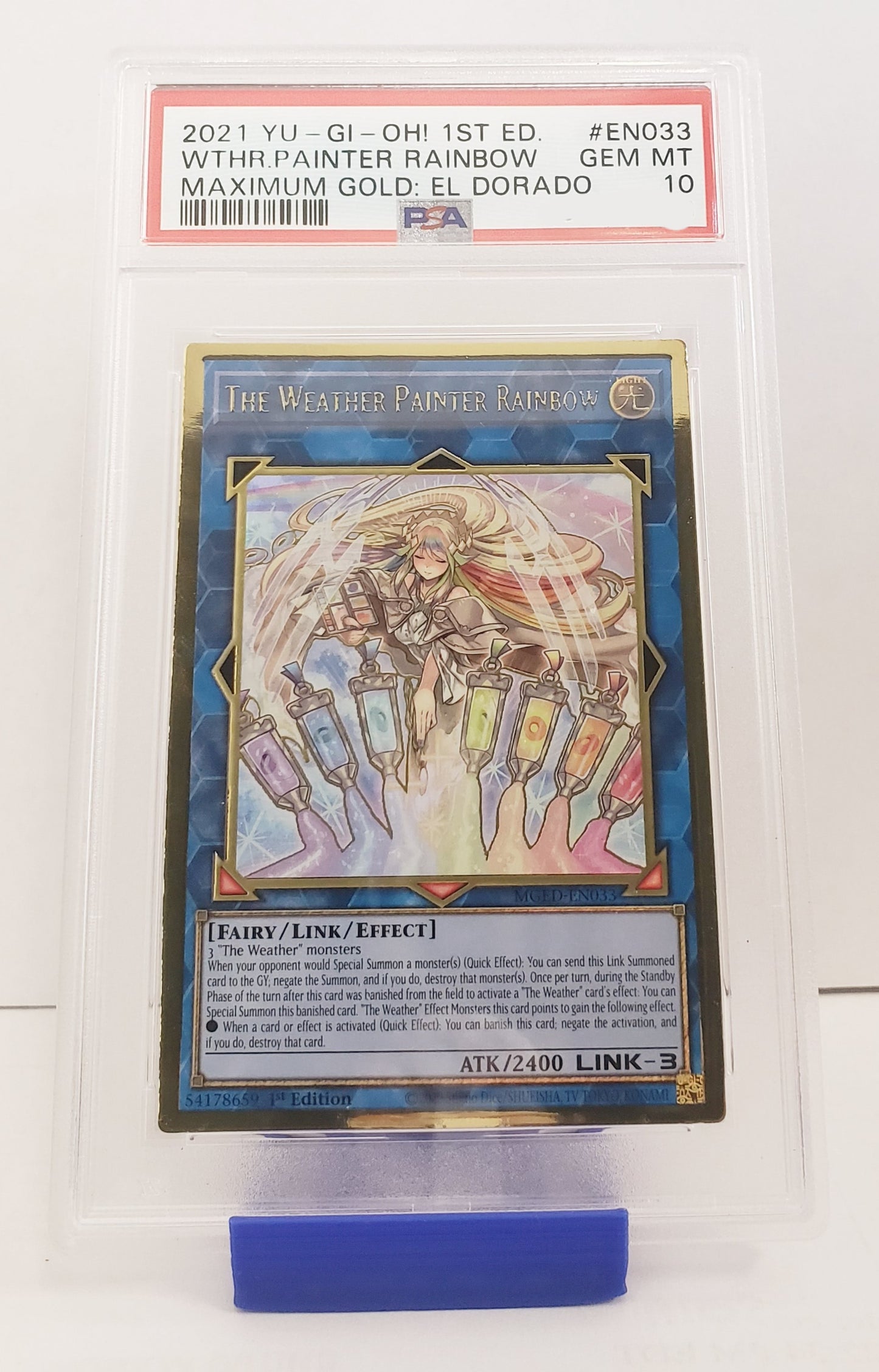The Weather Painter Rainbow (MGED-EN033) PSA 10 1st Ed.