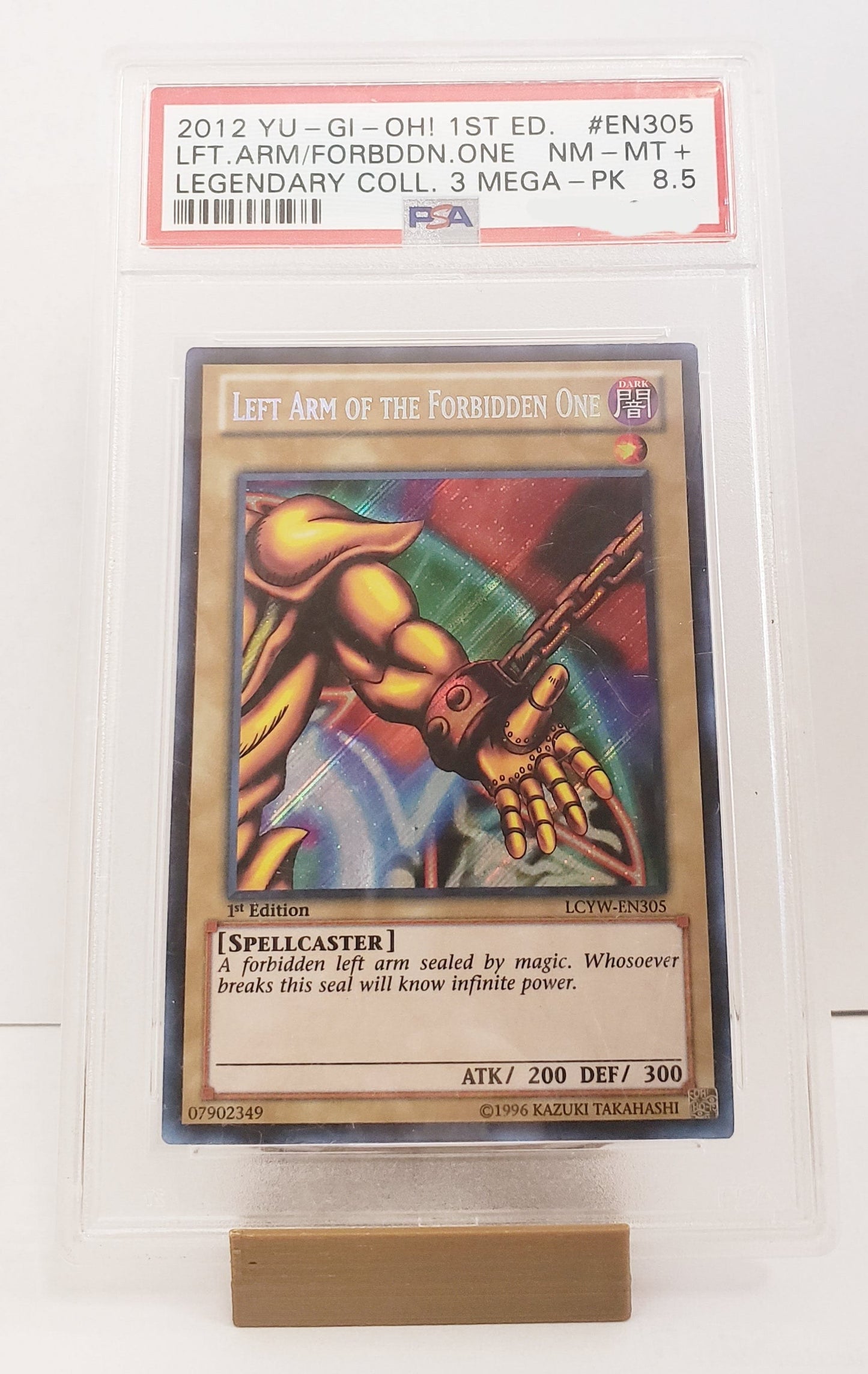 Left Arm of the Forbidden One (LCYW-EN305) PSA 8.5 1st Ed.