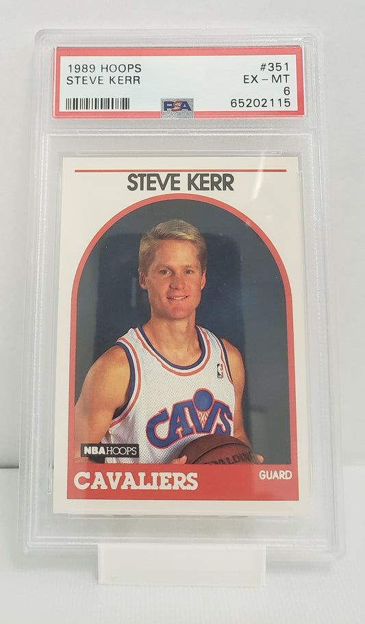 Steve Kerr #351 NBA HOOPS PSA 6