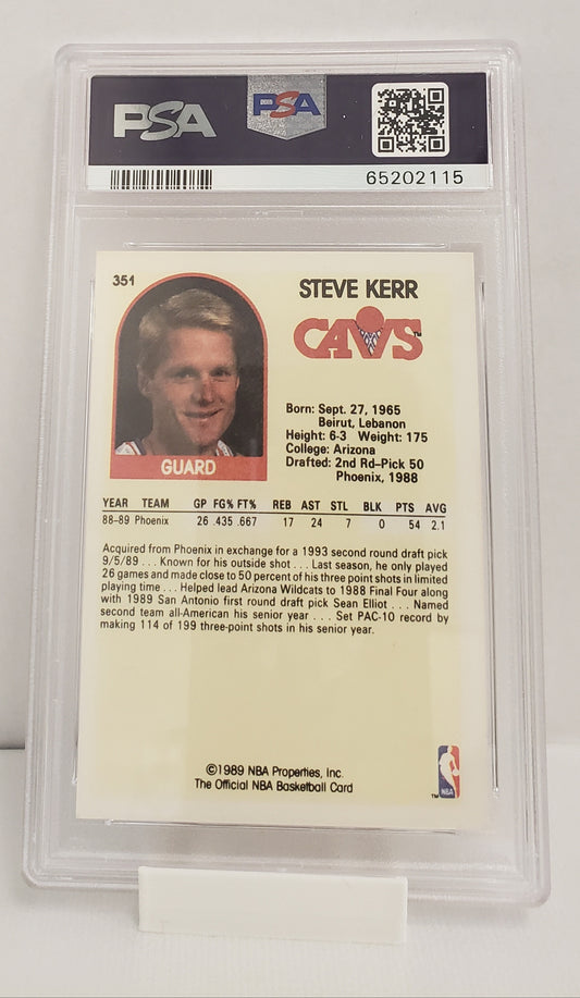Steve Kerr #351 NBA HOOPS PSA 6