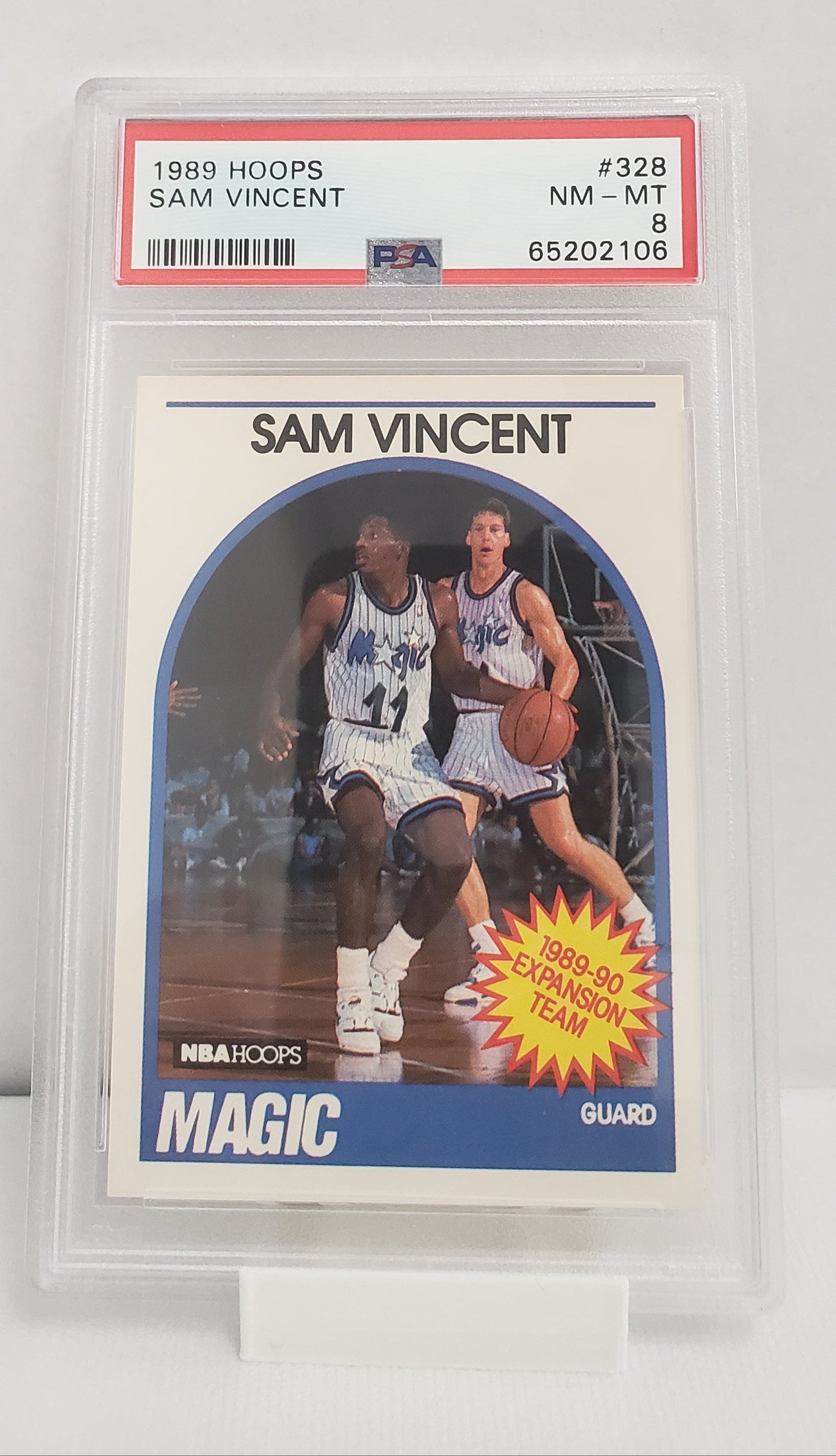 Sam Vincent #328 NBA HOOPS PSA 8
