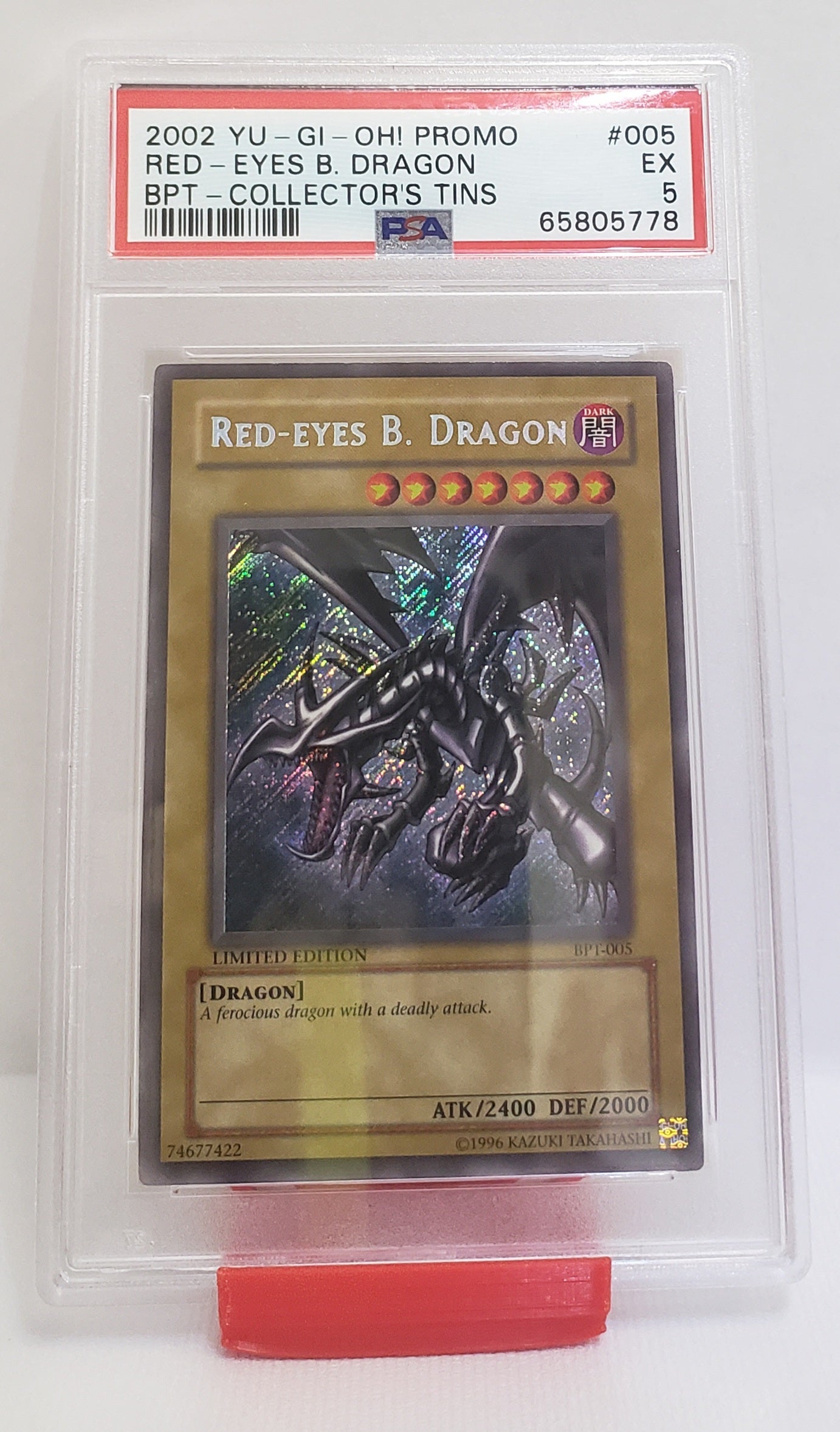 Red Eyes B. Dragon (BPT-005) Limited PSA 5