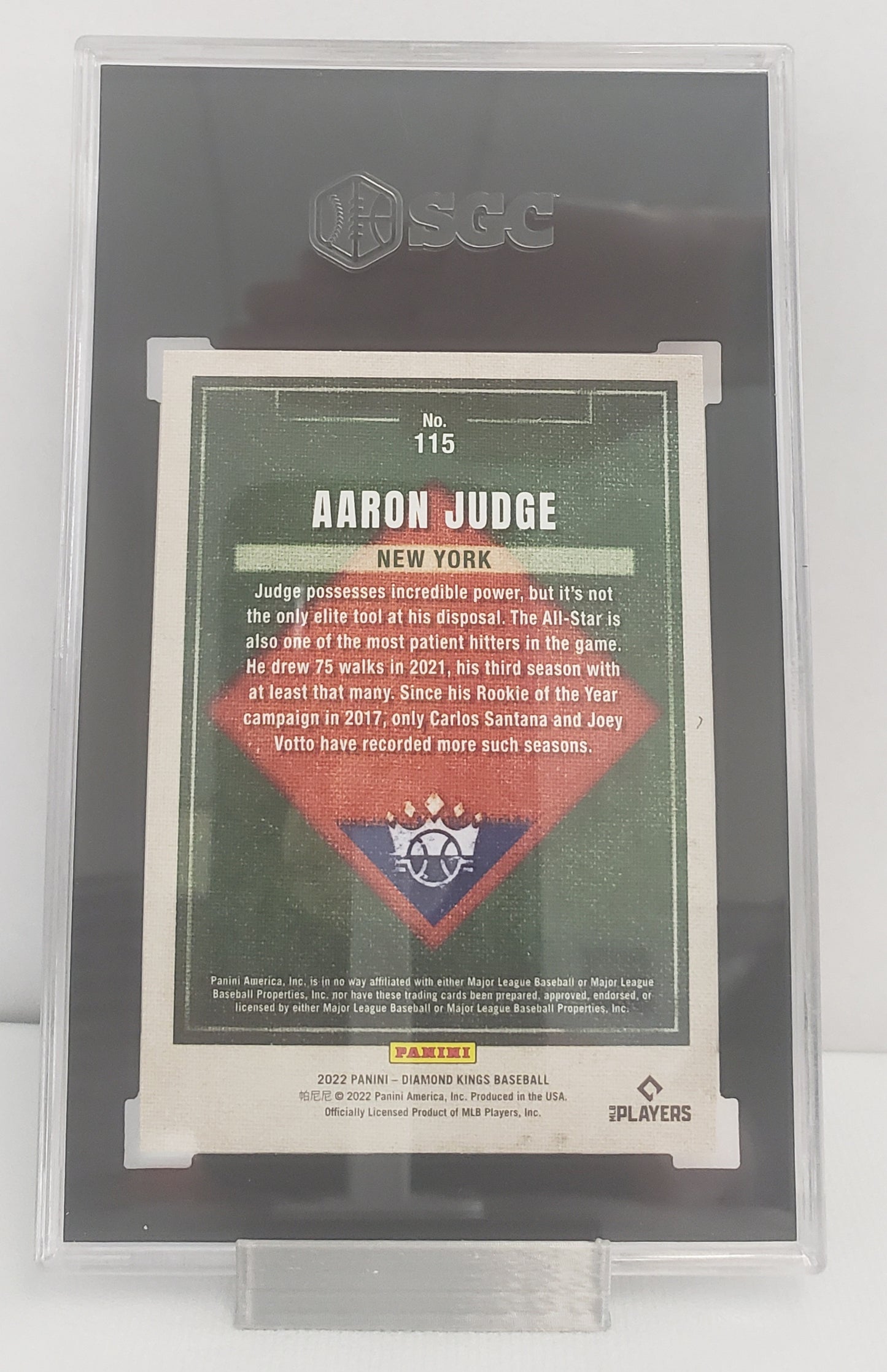 #115 Aaron Judge SGC GM 10